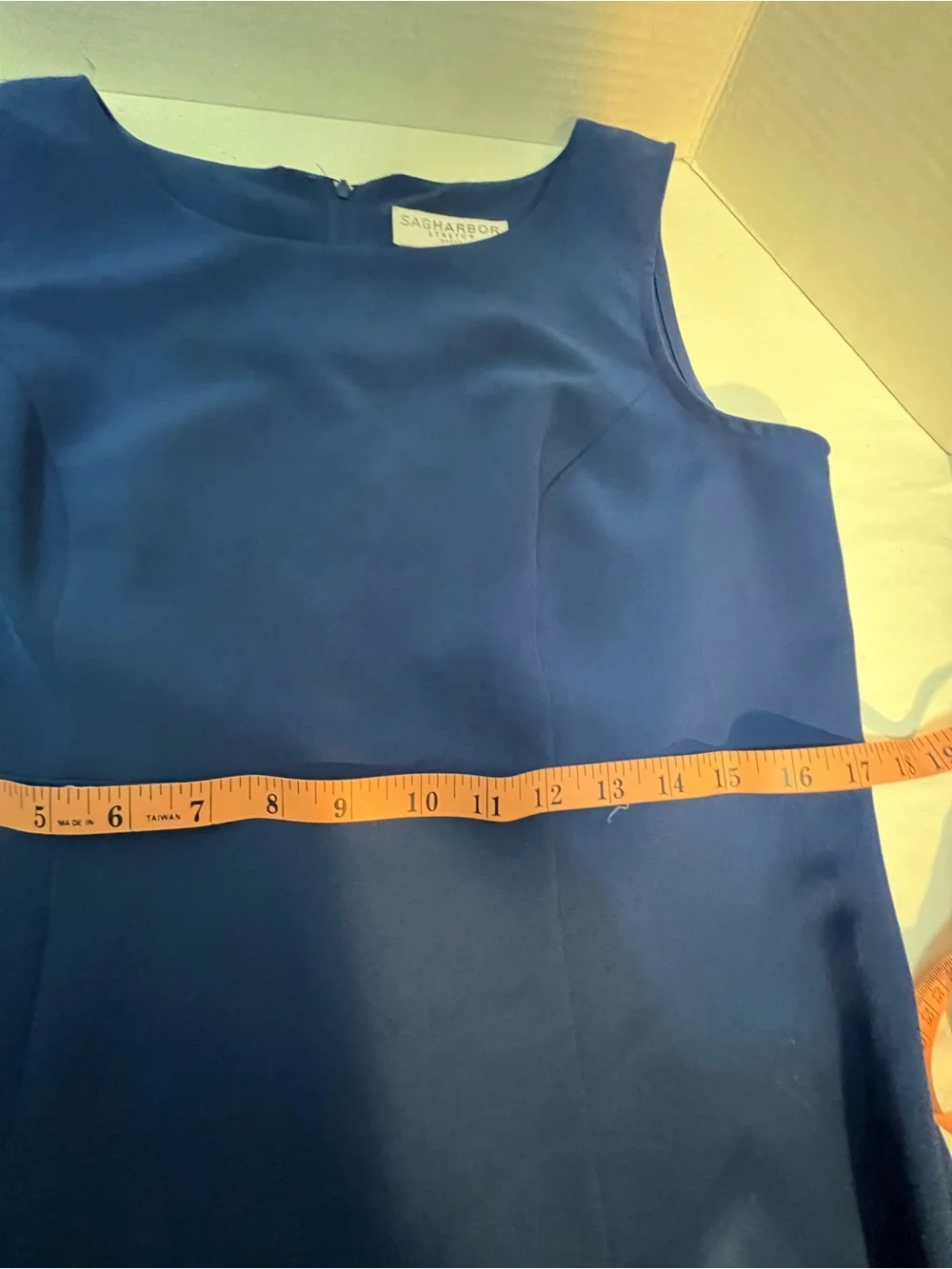 Sag Harbor Sleeveless Midi Sheath Dress in Royal Blue - Picture 5 of 5